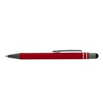 Silvana Soft-Touch Ballpoint Pen / Stylus - Red