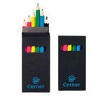 Buy Six-Color Wooden Pencil Set in Black Box