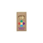 Six Color Wooden Pencil Set in Box -  