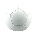 Size 1 Soccer Ball with full color imprint - White