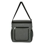 Slade Cooler Lunch Bag - Gray With Black