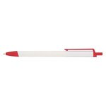 Slim Click Pen - White/ Red