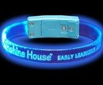 Slow Flash, Fast Flash, and Static LED Wristband - Engraved -  