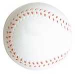 Slow Return Foam Squeezies Baseball Stress Reliever - White