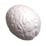 Slow Return Foam Squeezies® Brains Stress Reliever - Light Gray
