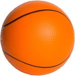Slow Return Foam Squeezies(R) Basketball Stress Reliever - Orange