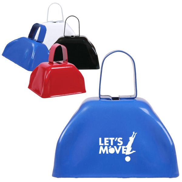 Main Product Image for Imprinted Small Basic Cow Bell (3")
