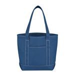 Small Cotton Canvas Yacht Tote Bag -  