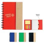 Buy Custom Printed Small Spiral Notebook with Sticky Notes and Flags