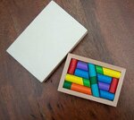 Small Wooden Log Puzzle -  