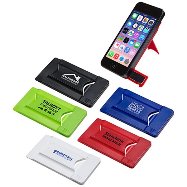 Main Product Image for Custom Smart Mobile Wallet &Phone Stand & Screen Cleaner