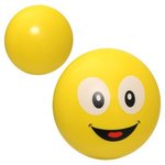 Smiley Emoji Stress Reliever - Light Yellow