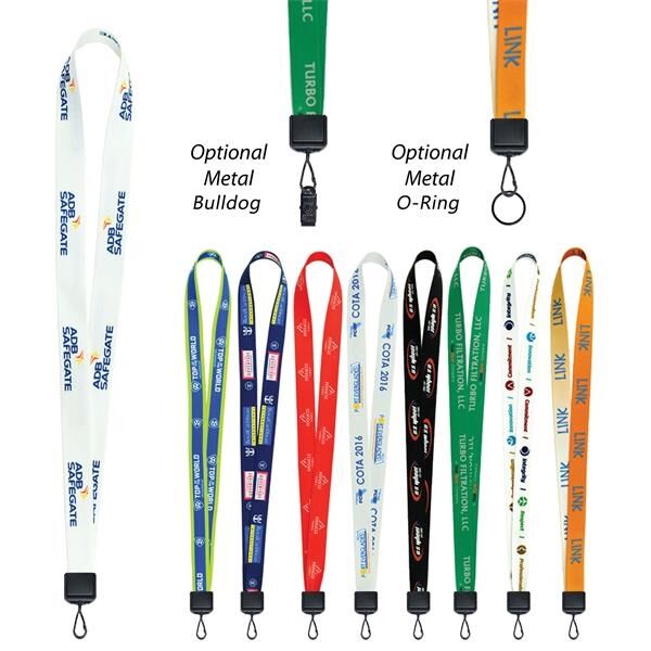 Main Product Image for Custom Imprinted Smooth Dye-Sublimation Lanyard With J-Hook