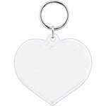 Snap-in Heart Key Tag