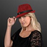 Buy Custom Printed Fedora Hat with Black or White Bands