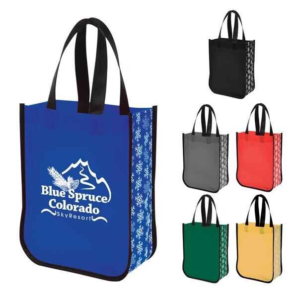 Main Product Image for SNOW FLURRY LOLA LAMINATED NON-WOVEN TOTE BAG
