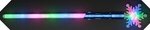 Snowflake Light Staff LED Saber - Multicolor