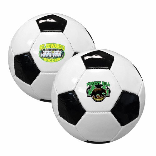 Main Product Image for Custom Printed Soccer Ball - Full Size Synthetic Leather