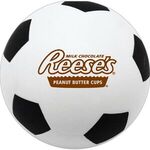 Soccer Ball Squeezies® Stress Reliever - Black-white