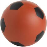 Soccer Ball Squeezies® Stress Reliever - Red-black