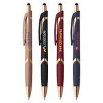 Buy Solana Softy Rose Gold Pen With Stylus - Full Color