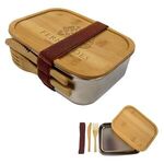 Buy Custom Printed Sophisticate Stainless & Bamboo Bento Box