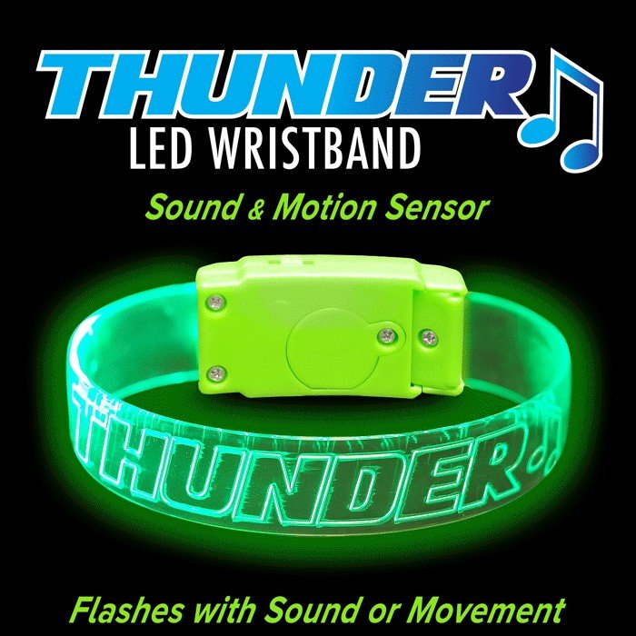 Main Product Image for Sound Activated LED Wristband - Engraved