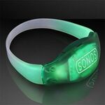 Sound Activated Light Up LED Flashing Bracelets - Green