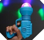 Space Gun Cool Light Toy, LED Projecting - Red-green-blue