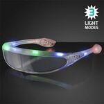 Spaceman light up futuristic sunglasses - Multi Color