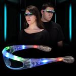 Spaceman light up futuristic sunglasses -  