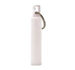 SPF 15 Lip Balm in White Tube W/ Hook Cap and Silver Metal Ring