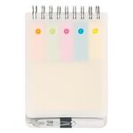 Spiral Jotter With Sticky Notes, Flags 