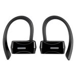 Sporty Wireless Earbuds With Pouch - Black