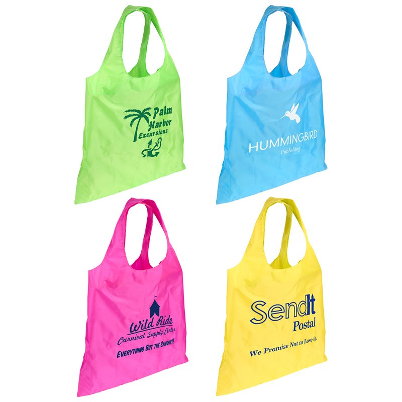 Main Product Image for Custom Printed Tote Bag Spring Sling Folding Ba