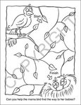 Springtime Friends Coloring and Activity Book -  