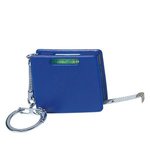 Square Level Tape Measure Key Tag - Blue