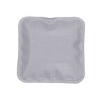 Square Nylon-Covered Hot/Cold Pack - Light Gray