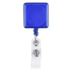 Square-Shaped Retractable Badge Holder -  