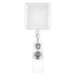 Square-Shaped Retractable Badge Holder -  