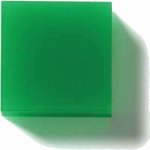 Square Translucent Erasers - Translucent Dark Green
