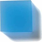 Square Translucent Erasers - Translucent Light Blue
