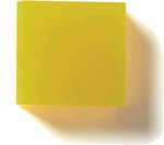 Square Translucent Erasers - Translucent Yellow