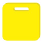 Square Weatherproof Seat Cushion - Yellow