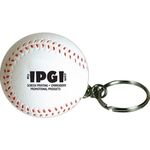Buy Imprinted Squeezies Baseball Keyring Stress Reliever