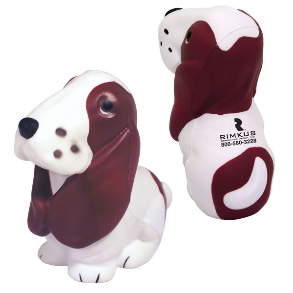 Main Product Image for Imprinted Squeezies Basset Hound Stress Reliever