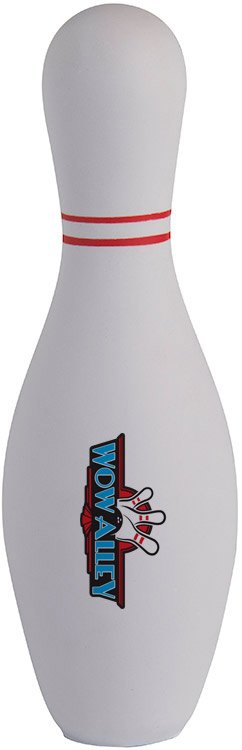 Main Product Image for Imprinted Squeezies Bowling Pin Stress Reliever
