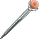 Squeezies® Breast Top Pen - Flesh Pink