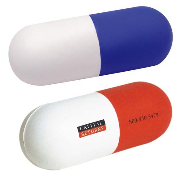Main Product Image for Custom Squeezies (R) Capsule Stress Reliever