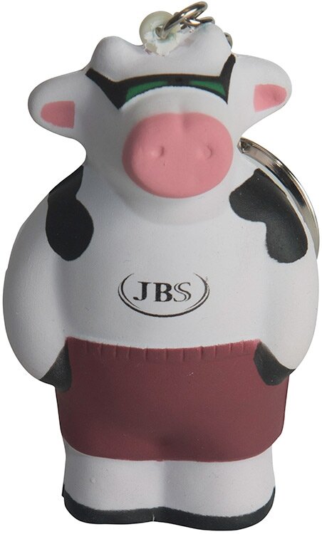 Main Product Image for Promotional Squeezies Cool Cow Keyring Stress Reliever